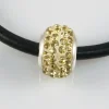 Best Abalorio Amarillo Cristal 4 Lineas Y Plata De Ley