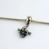 Outlet Abalorio Calavera De Plata De Ley