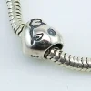 Outlet Abalorio Corazon Con Tulipan De Plata De Ley