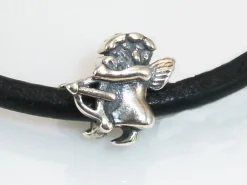 Abalorio Cupido De Plata De Ley