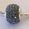 Clearance Abalorio De Plata Cristal 5 Gris