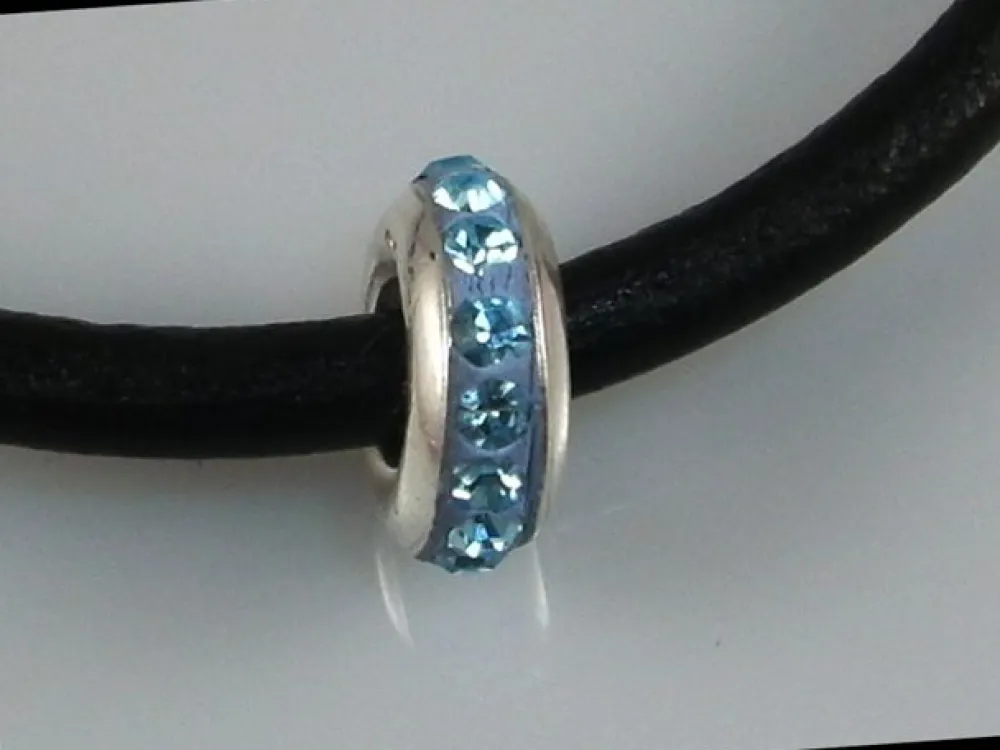 Best Abalorio De Plata De Ley Cristal Celeste 1