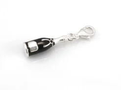 Abalorio De Plata Estilo Charms Botella