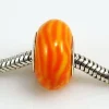 Discount Abalorio Naranja De Plata De Ley