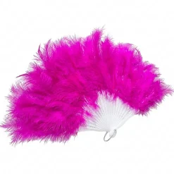 Abanico de Plumas Fucsia