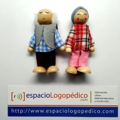 Abuelo muñecos articulados