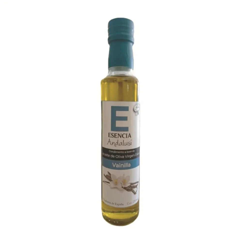 Hot Esencia Andalusí Aceite de Oliva Virgen Extra Aromatizado con Vainilla 250 ml