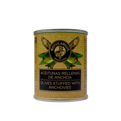 Best Botularium Aceitunas rellenas de anchoa. Pack de 10 latitas minibar