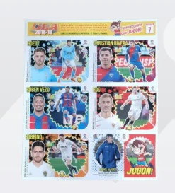 Actualizacion Liga Este Panini Album + Todos los cromos(42) sin pegar 2018 2019
