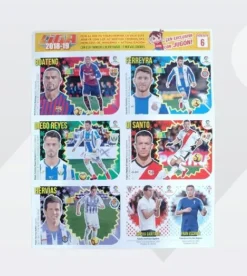 Actualizacion Liga Este Panini Album + Todos los cromos(42) sin pegar 2018 2019