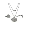 Aderezo Mujer De Plata Rodiada Con Circonitas Microengaste