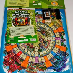 ¡¡A las 8 en la plaza!! Juego cooperativo y lámina