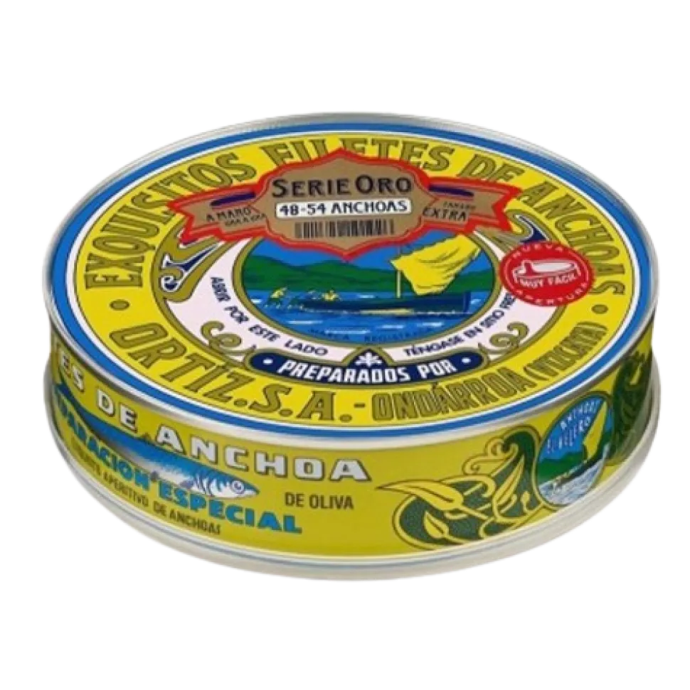 Anchoas Ortiz RO-550 Cantábrico 48-54 filetes