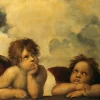 Angelitos, detalle Madonna Sixtina de Raffaelo Sanzio. Puzzle de 1000 piezas