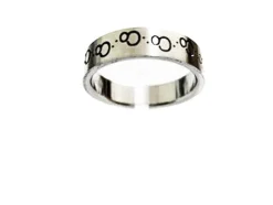 Anillo En Acero Decorado Cenefa