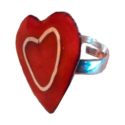 Anillo esmaltado al fuego