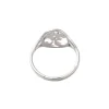 Outlet Creatulote Anillo Om ajustable de acero inoxidable de 17 mm diámetro