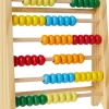Ábaco madera 60 bolas colores