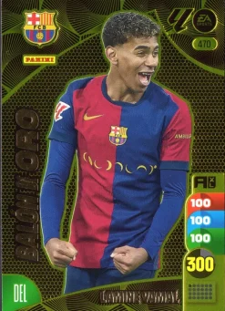Balón de Oro Lamine Yamal 470 FC Barcelona cromo Adrenalyn XL 2024 2025 La liga 24/25