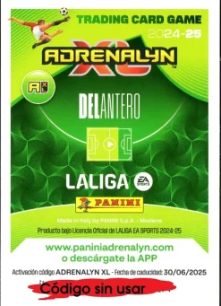 Panini España Balón de Oro Nico Williams 469 Athletic Club Bilbao cromo Adrenalyn XL 2024 2025 La liga 24/25