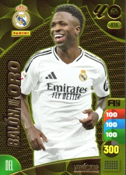 Online Panini España Balón de Oro Vinicius Vini Jr. 474 Real Madrid cromo Adrenalyn XL 2024 2025 La liga 24/25