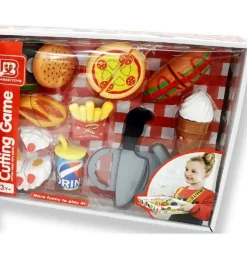 Bandeja de Comidas Imitación Infantil de Snack Bar