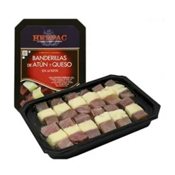 Banderillas de atún y queso