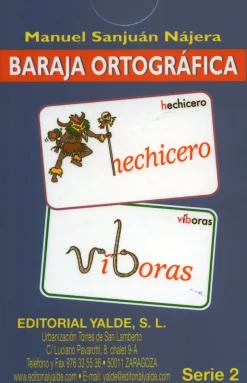 Baraja ortográfica. Serie 2.