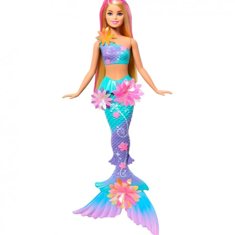 Barbie sirena florece rubia de Mattel