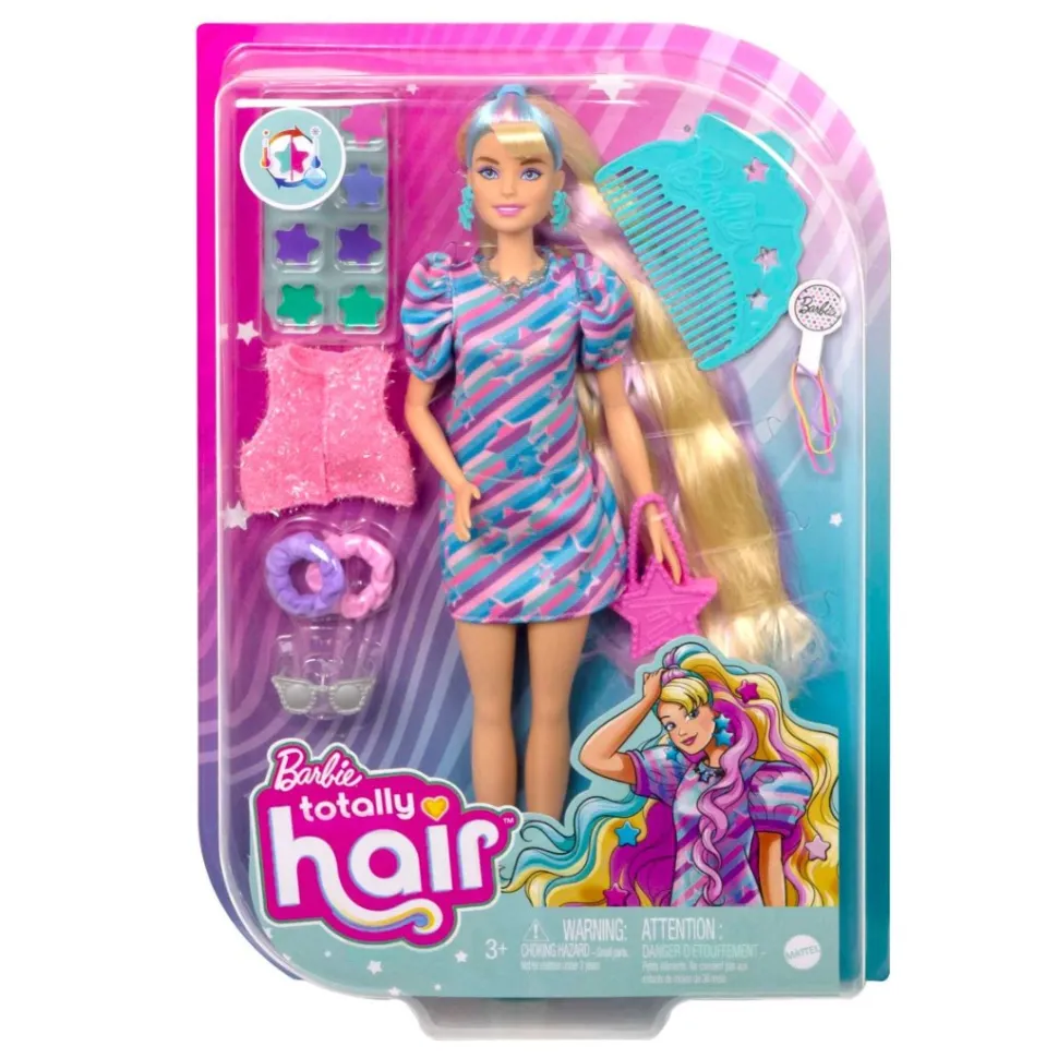 Barbie Totally Hair Pelo extralargo Estrella de Mattel
