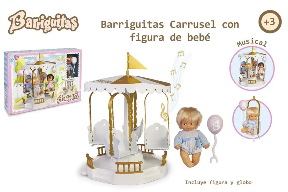 Barriguitas Carrusel musical con muñeco