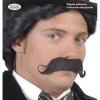 Sale Disfraces Lucero Bigote Mostacho Adhesivo negro