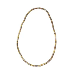 Bisutería collar flexible dorado