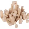 Bloques de madera natural (Naturall Blocks) 50 piezas