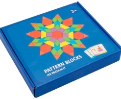Bloques de patrones de mdera (Pattern Blocks) 155 piezas