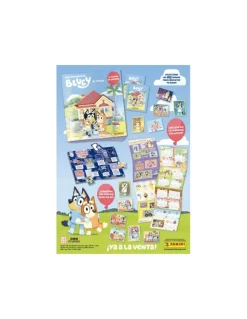Hot PANINI Bluey Álbum de cromos vacío y 10 sobres Colección 2024 pegatinas