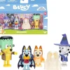 Sale Bluey pack 4 figuras Halloween de Famosa