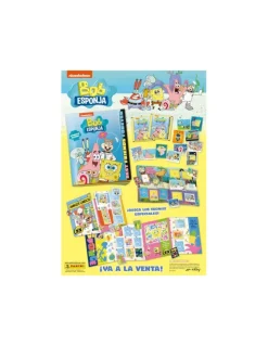 Bob Esponja Álbum de cromos vacío Colección 2024 pegatinas