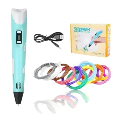 New Karawan Bolígrafo 3D PEN-2 Infantil con Cordón para Impresión 5m
