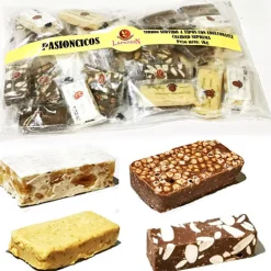 Bolsa de 1kg de surtido de porciones de turrón