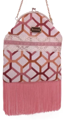 Bolso Mosaico en rosa
