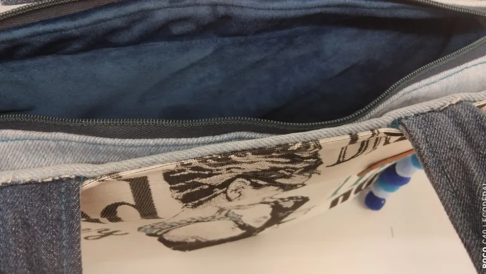 Bolso vaquero Diamantes y madroños