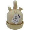 Cerámica Rambleña Botijo de barro base ancha - 18x18x31 cm - 4 L