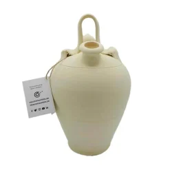 Botijo de barro tradicional rambleño