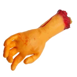 Brazo cortado sangriento de látex - Decoración y accesorio Halloween
