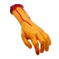Brazo cortado sangriento de látex - Decoración y accesorio Halloween