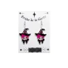 Sale Marga Robledo Brujas rosa Pendientes de colgar