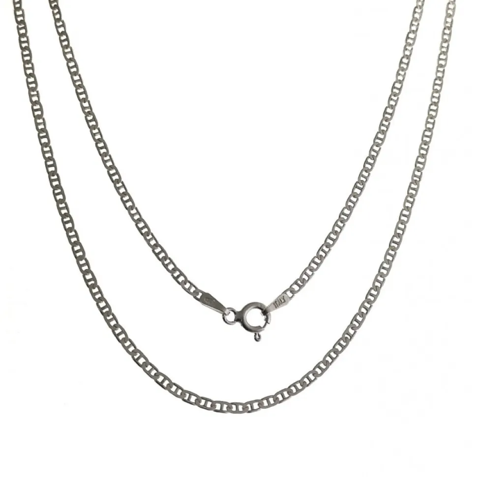 Cadena 40 Cm. Marina De Plata De Ley 925
