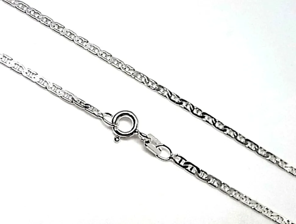 Cadena 40 Cm. Marina De Plata De Ley 925
