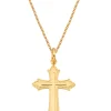 Cadena con colgante Doble Cruz